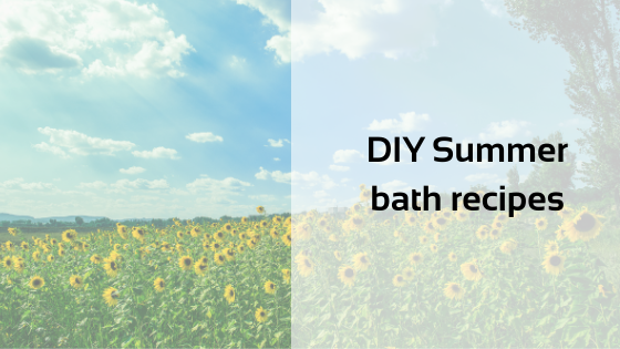DIY Summer bath recipes