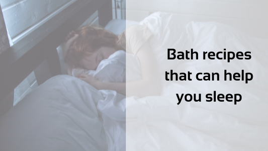 Bath recipes that can help you sleep