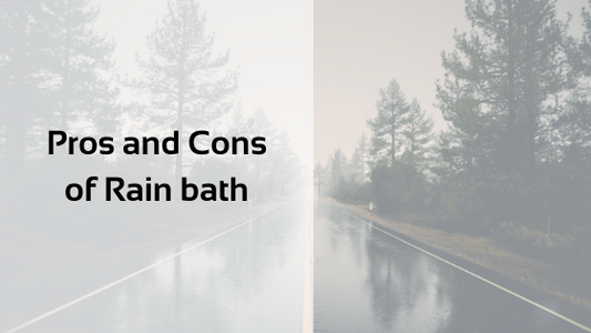 Pros and Cons of Rain bath