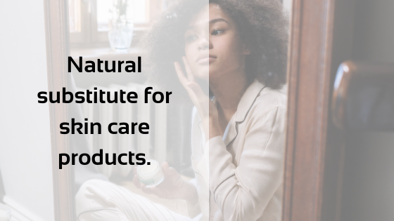 Natural substitute for skin care products