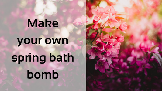 Make your own spring bath bomb