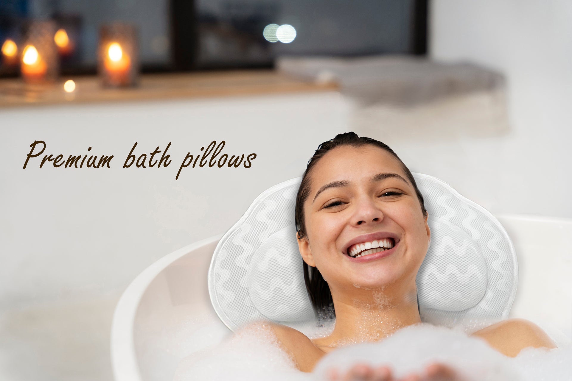 The Head Floater™ Luxury Bath Pillow